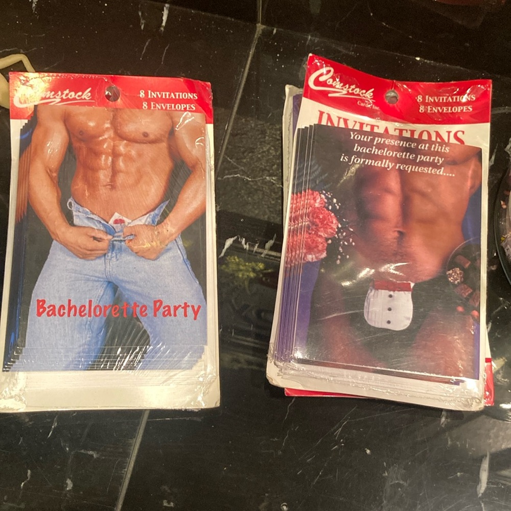 Bachelorette Party Invitations with Envelopes